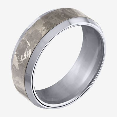 Mens 8MM Tungsten Wedding Band