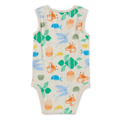 Okie Dokie Baby Boys Sleeveless Bodysuit