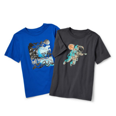 Xersion Little & Big Boys 2-pc. Crew Neck Short Sleeve Graphic T-Shirt