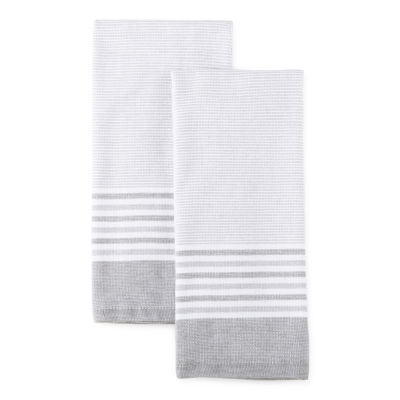 Cooks Haru Stripe Dual Purpose 2-pc Kitchen Towel Set