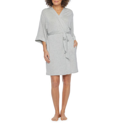 Ambrielle Womens Kimono Robes 3/4 Sleeve Knee Length JCPenney