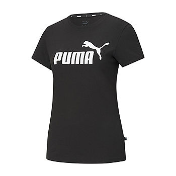 Puma Womens Round Neck Short Sleeve T-Shirt - JCPenney