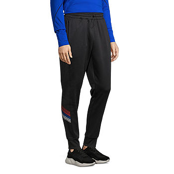 Sports Illustrated Mens Cuffed Track Pant, Color: Black - JCPenney