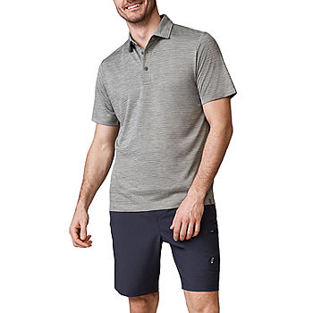 Free Country Mens Regular Fit Sleeve Polo Shirt, Color: Dried Sage - JCPenney