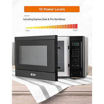 BLACK+DECKER 1.3 cu ft 1000 Watt Microwave Oven - Black Stainless Steel