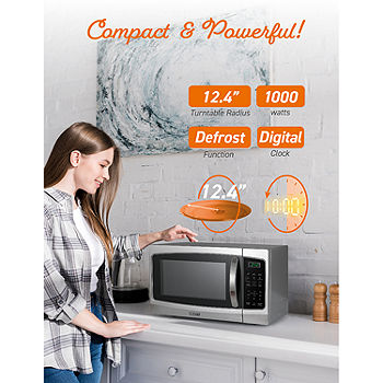Farberware Professional 1000-Watt Microwave Oven - Stainless Steel 1.3 Cu ft