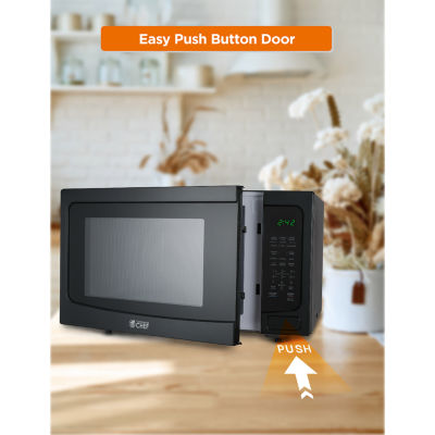 COMMERCIAL CHEF 1.6 Cu. Ft. Countertop Microwave with Touch Controls & Digital Display & 10 Power Levels