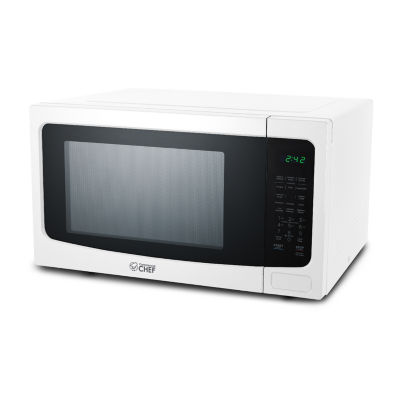 COMMERCIAL CHEF 1.6 Cu. Ft. Countertop Microwave with Touch Controls & Digital Display & 10 Power Levels