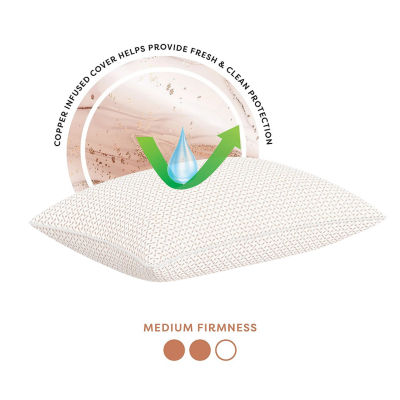 Bodipedic Home Memory Foam Cluster Pillow With Copper Cover
