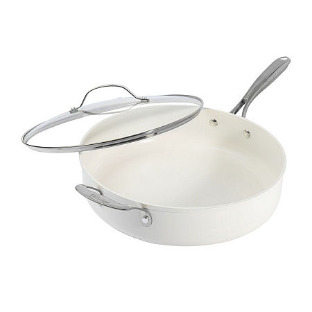 Gotham Steel Ultra 5.5-qt. Non-Stick Jumbo Cooker Pan With Lid, One Size, White