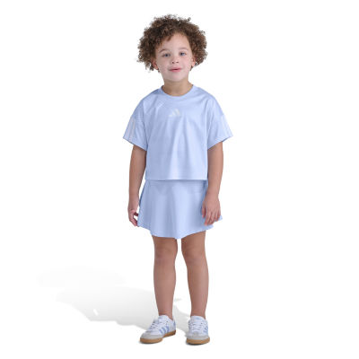 adidas Little Girls 2-pc. Skort Set