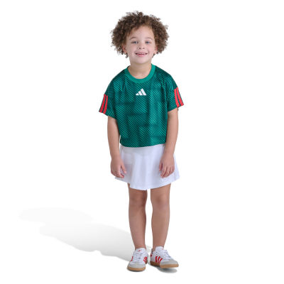 adidas Little Girls 2-pc. Skort Set
