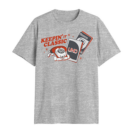 Mens Crew Neck Short Sleeve Classic Fit Big and Tall Graphic T-Shirt, 5x-large Tall, Gray