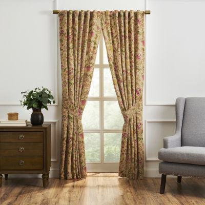 Waverly Imperial Rod Pocket Light-Filtering Single Curtain Panel