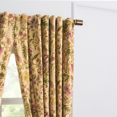 Waverly Imperial Rod Pocket Light-Filtering Single Curtain Panel