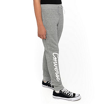 Converse Big Girls High Rise Flare Jogger Pant, Color: Phantom Violet -  JCPenney