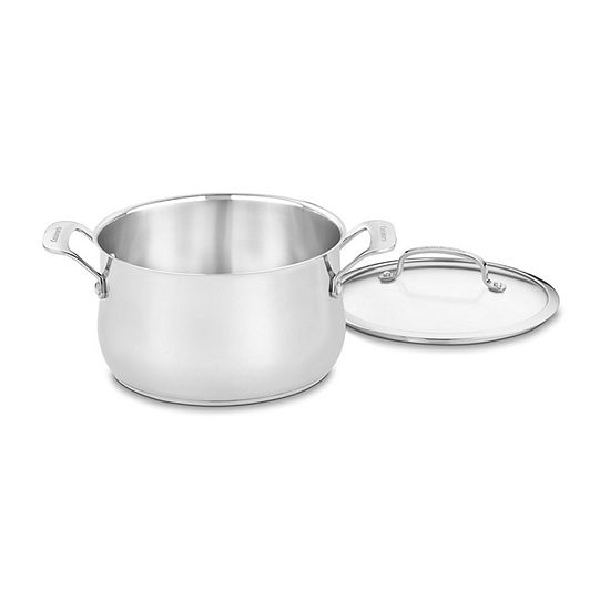 Cuisinart Contour Stainless Steel Dishwasher Safe Dutch Oven