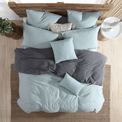 Swift Home Valatie 3-Pc. Reversible Duvet Cover Set