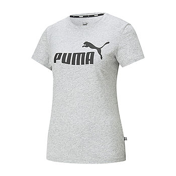 Short Sleeve PUMA Neck Round T-Shirt Womens