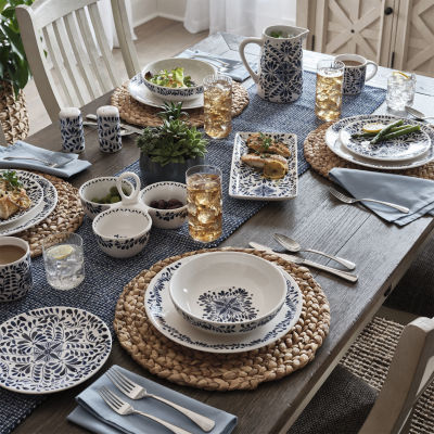 Tabletops Unlimited Carmine 4-pc. Coffee Mug, Color: Blue - JCPenney