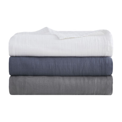 Madison Park Gauze 100% Cotton Lightweight Blanket