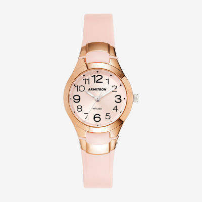 Armitron Womens Pink Strap Watch 25/6418rgp, Color: Pink JCPenney