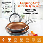 Gotham Steel 3-Pc. Nonstick Ceramic Copper Fry Pan Set