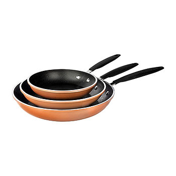 Gotham Steel 3-Piece Copper Aluminum Nonstick Frying Pan Set - 8 in., 10  in., and 12 in. Skillets in the Cooking Pans & Skillets department at