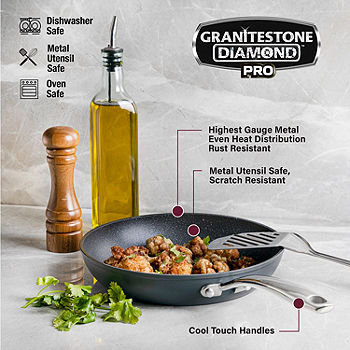 Granitestone 22-Piece Non-Stick Aluminum Cookware Set with