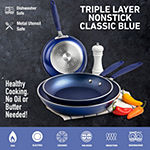 Granite Stone 3-pc. Nonstick Fry Pan Set With Rubber Grip Handles