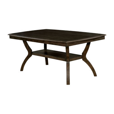Burr Dining And Kitchen Collection Rectangular Wood-Top Dining Table