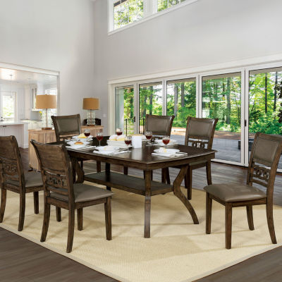 Burr Dining And Kitchen Collection Rectangular Wood-Top Dining Table