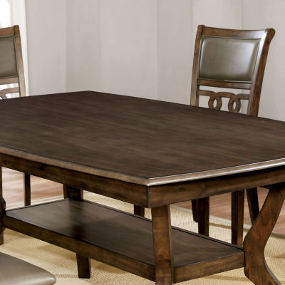 Burr Dining And Kitchen Collection Rectangular Wood-Top Dining Table