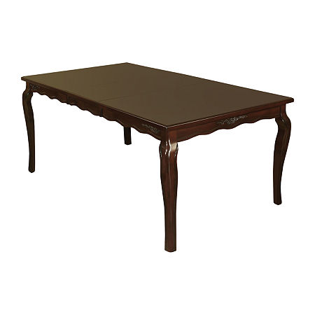 Palmvilla Dining And Kitchen Collection Rectangular Wood-Top Dining Tables, One Size, Brown