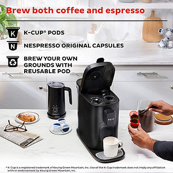 Instant Pot Solo 2-in-1 Singe Serve Coffee Maker for Ground Coffee, K-Cup  Pod Compatible Coffee Brewer, Includes Reusable Coffee Pod, 8 to 12oz. Brew  Sizes