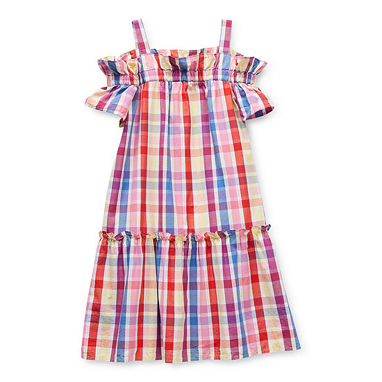 Thereabouts Little & Big Girls Short Sleeve A-Line Dress