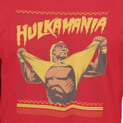 Hulkmania Mens Crew Neck Short Sleeve Classic Fit Graphic T-Shirt