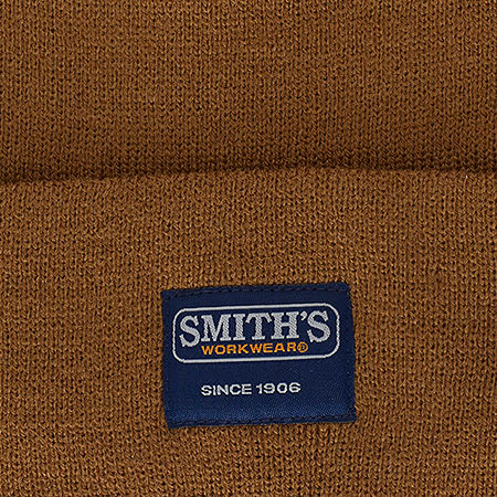 Smiths Workwear Mens Beanie, One Size Fits Most, Brown