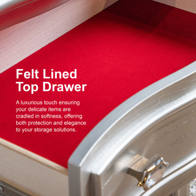 Gristalt 2-Drawer Nightstand