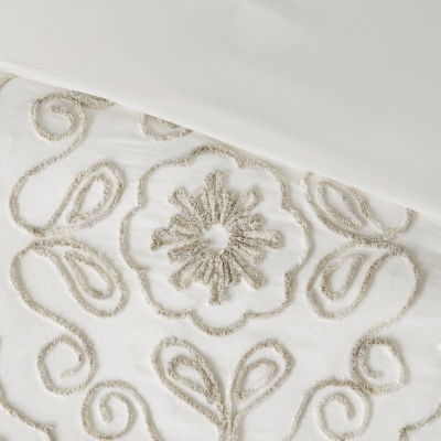 Madison Park Juliana Cotton Chenille 3-pc. Medallion Comforter Set