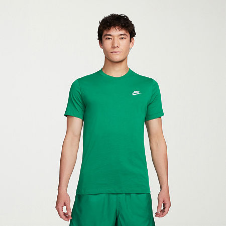 Nike Mens Crew Neck Short Sleeve Classic Fit Graphic T-Shirt, Large, Green