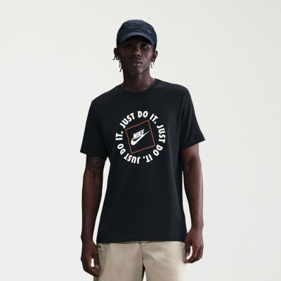 Nike Just Do It Mens Crew Neck Short Sleeve Classic Fit Graphic T-Shirt