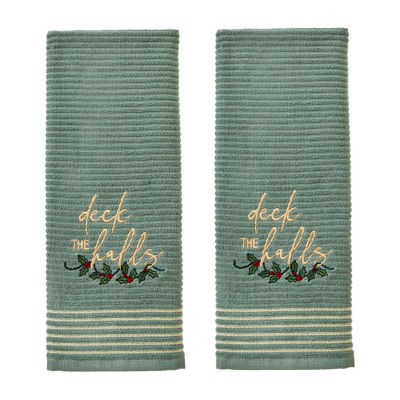Saturday Knight Deck The Halls 2-pc. Hand Towel