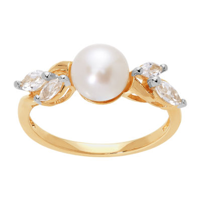 Certified Sofia Cultured Freshwater Pearl and Lab Created White ...