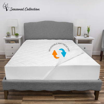 Sensorpedic All Seasons Reversible Quilted Deep Pocket Mattress Pad