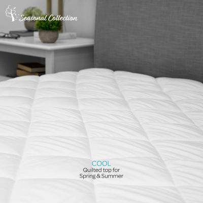 Sensorpedic All Seasons Reversible Quilted Deep Pocket Mattress Pad