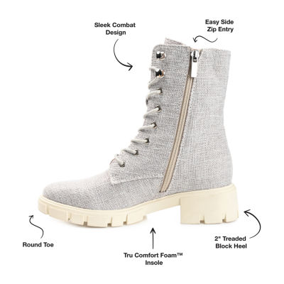 Journee Collection Womens Madelynn Block Heel Booties