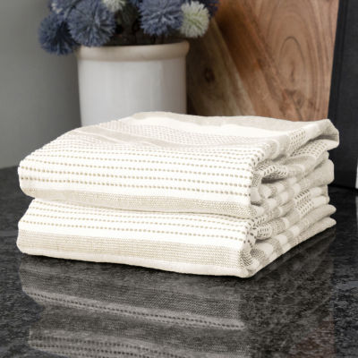T-Fal Dual Terry Stripe 2-pc. Kitchen Towel Set