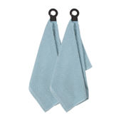 Martha Stewart Lemon Whimsy Kitchen Towel Set 2-Pack 16X28, Aqua