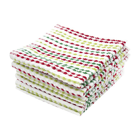 Ritz Pebble 6-pc. Bar Mop Cloth Dish Cloths, One Size, Green